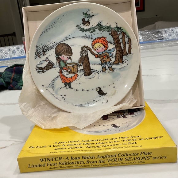4 Seasons Limited 1st Edition Joan Walsh Anglund Collectors Plates - Picture 3 of 16